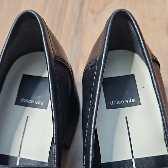 Dolce Vita Women's Yanni Black Platform Loafers - Picture 8 of 12